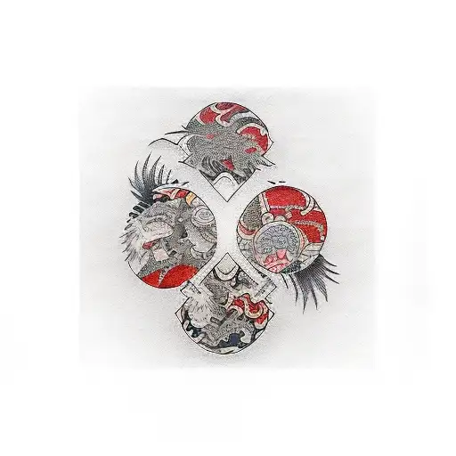 drummer tattoo design idea