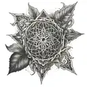 A design inspired by the band Bring Me The Horizon, incorporating their logo or imagery in a unique and artistic way tattoo design idea