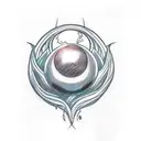 a character from dragon ball z tattoo design idea