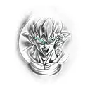 a character from dragon ball z tattoo design idea