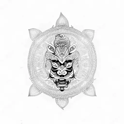 Bali tattoo design idea