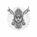 Bali tattoo design idea