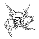 thunderbolt tattoo design idea