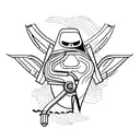 thunderbolt tattoo design idea