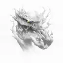 thunderbolt full hand tattoo design idea