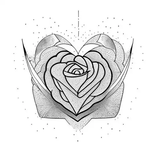 A broken heart healing tattoo design idea