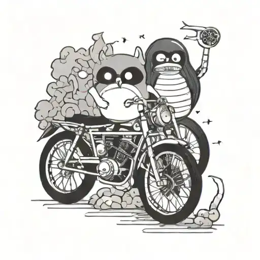 a regular show  tattoo design idea