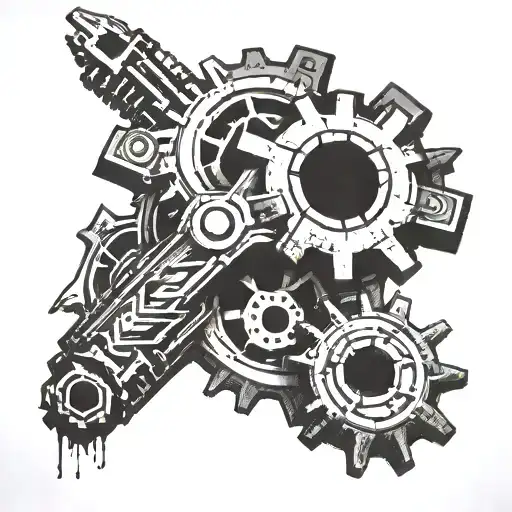 gears of war  tattoo design idea
