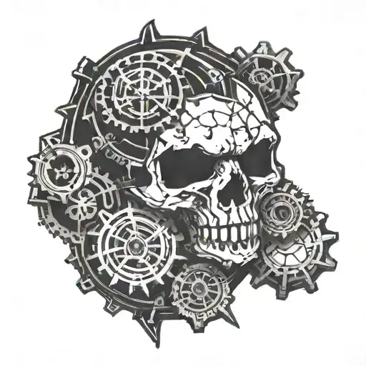 gears of war videogame  tattoo design idea