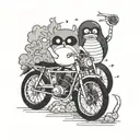 a regular show  tattoo design idea
