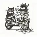a regular show  tattoo design idea
