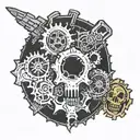 gears of war videogame  tattoo design idea