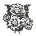 gears of war videogame  tattoo design idea