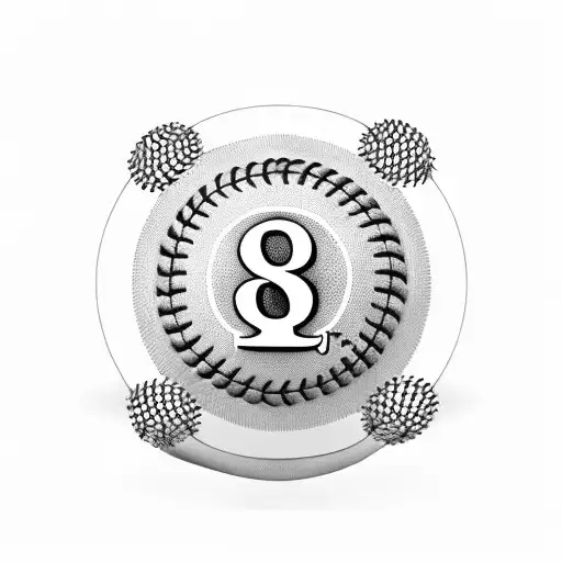 A dollar bill with the number 189 incorporated into a baseball design tattoo design idea