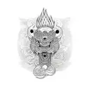 Fearless tattoo design idea