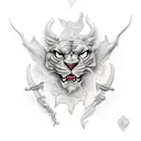 Fearless tattoo design idea