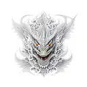 Dragon from hell ,intricate details neotriba,mandala art style  tattoo design idea