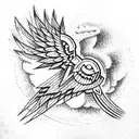 thunderbird tattoo design idea