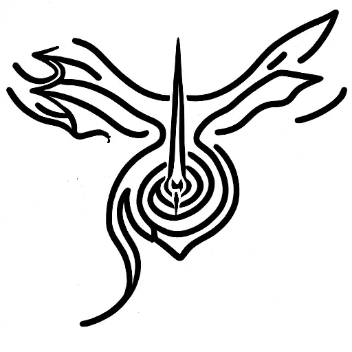 Satan tattoo design idea