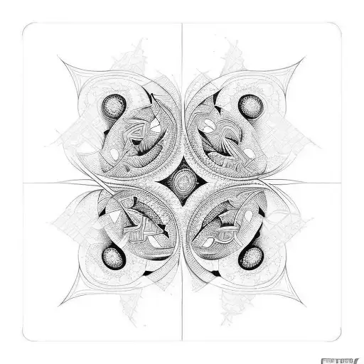 Fractal Chaos tattoo design idea