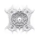 Fractal Chaos tattoo design idea