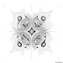 Fractal Chaos tattoo design idea