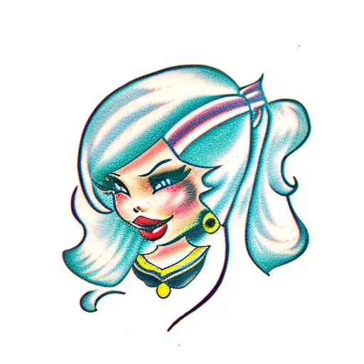 bratz tattoo design idea