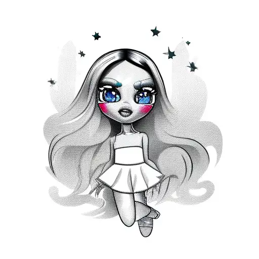 bratz tattoo design idea