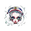 bratz tattoo design idea