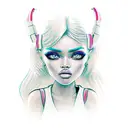 bratz tattoo design idea