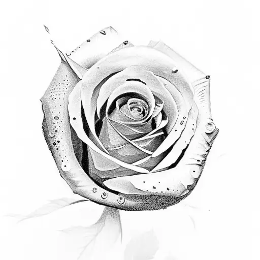 Roberto 1966 , Valérie 1968 avec une rose tattoo design idea