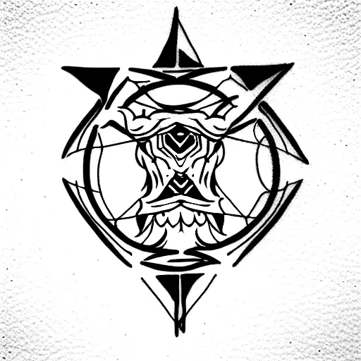 odin tattoo design idea