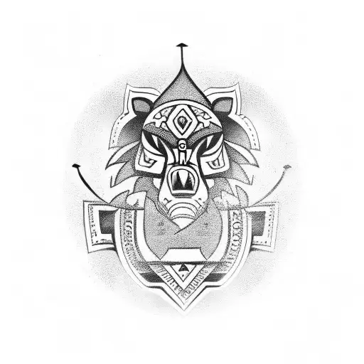 totem tattoo design idea