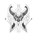 totem tattoo design idea