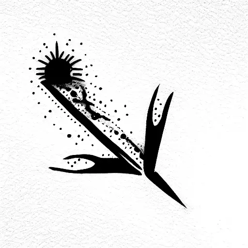 ashes to ashes dust to dust tattoo design idea