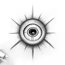 The Eye of Sauron tattoo design idea
