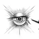 The Eye of Sauron tattoo design idea