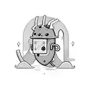 adventure time Finn sword bee tattoo design idea