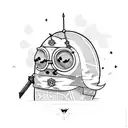 adventure time Finn sword bee tattoo design idea