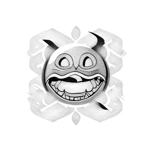whole arm Full of different Smileys  tattoo design idea