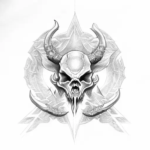 Diablo  tattoo design idea