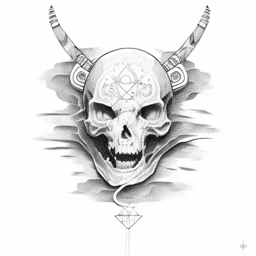 guerrero incado con un rosario en la mano tattoo design idea