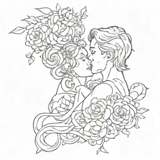 how love makes one feel tattoo design idea