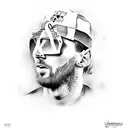 messi reaches heaven tattoo design idea