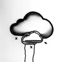 cloud tattoo design idea