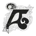 math pi tattoo design idea