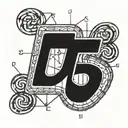 math pi tattoo design idea