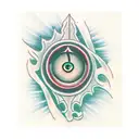 Evil Eye tattoo design idea