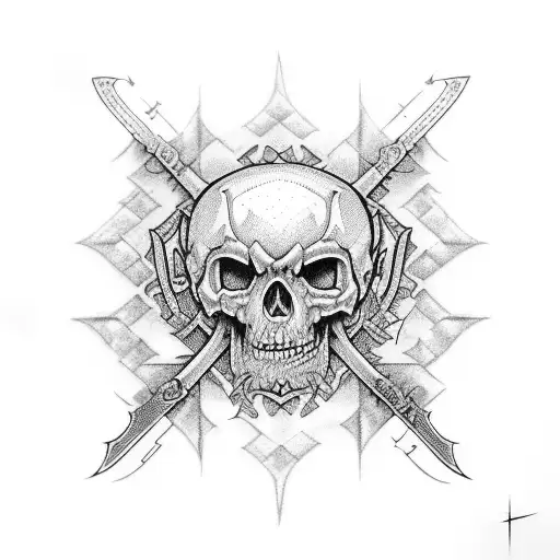 1999 written vertically in a gothic font with 13 and 13 on both sides in the middle and a sword underneath the 1999  tattoo design idea