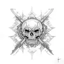 1999 written vertically in a gothic font with 13 and 13 on both sides in the middle and a sword underneath the 1999  tattoo design idea